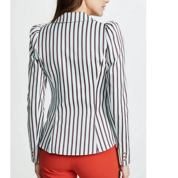 Smythe Pouf Sleeve One Button Blazer - Picture 4 of 5